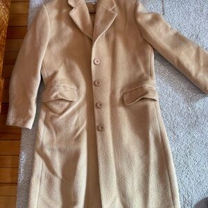 RODIER Women’s Cream Pea Coat